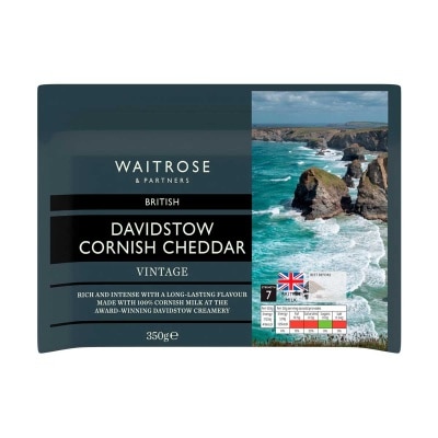WAITROSE Cornish Cheddar S7 Vintage [ Uk](chilled 0-4°c)