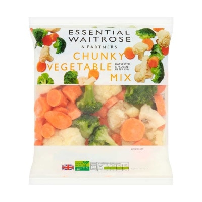 ESSENTIAL WAITROSE Chunky Vegetable Mix[uk](frozen -18°c)