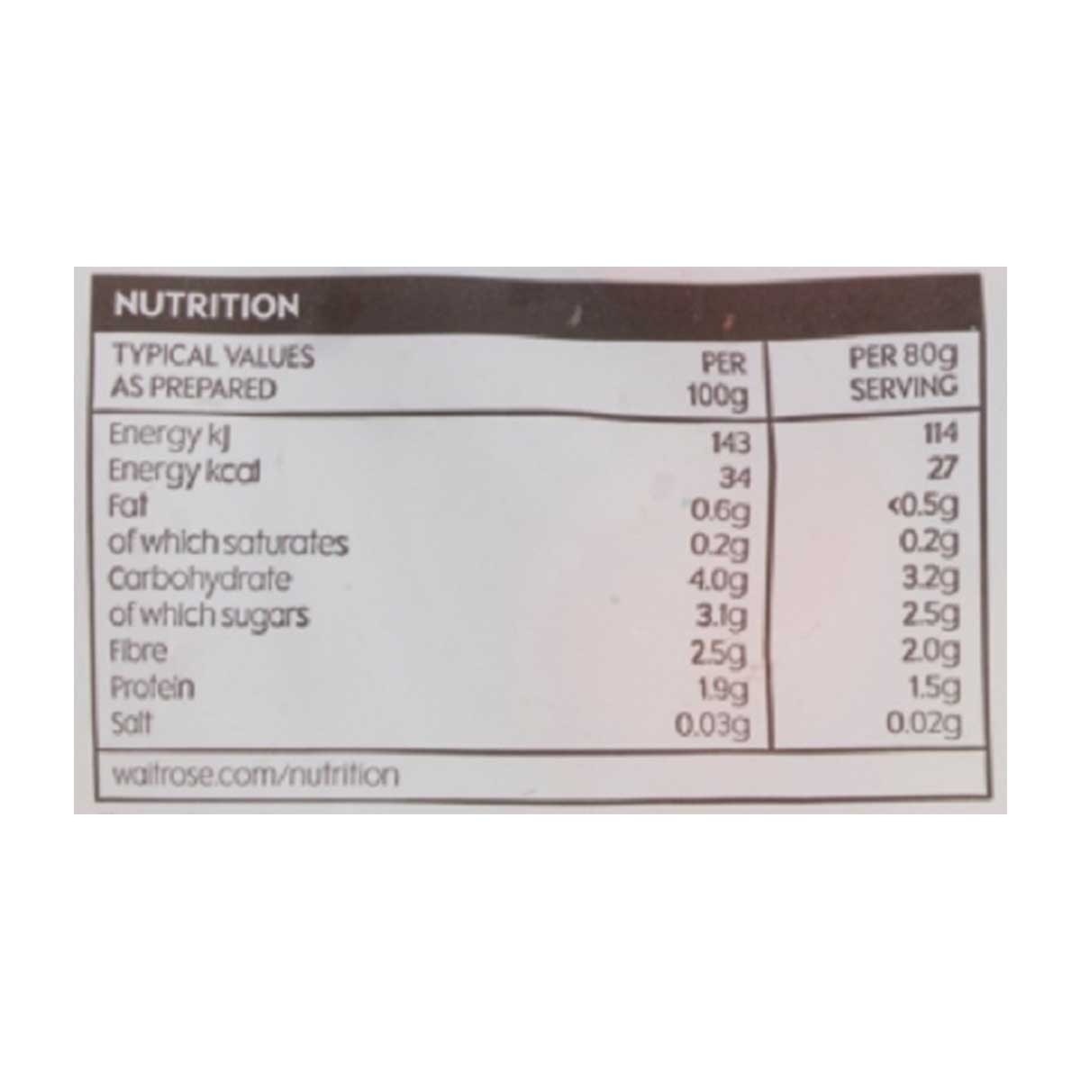 ESSENTIAL WAITROSE Chunky Vegetable Mix[uk](frozen -18°c)