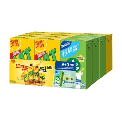 維他 混合裝９包檸檬茶＋３包原味鈣思寶