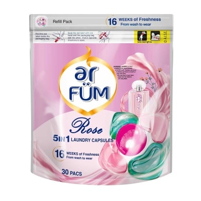 紡優美5合1洗衣凝珠玫瑰30粒裝