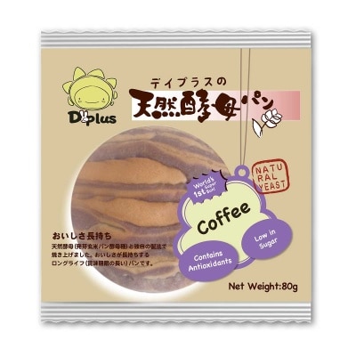 D2PLUS Nature Yeast Bread (coffee)
