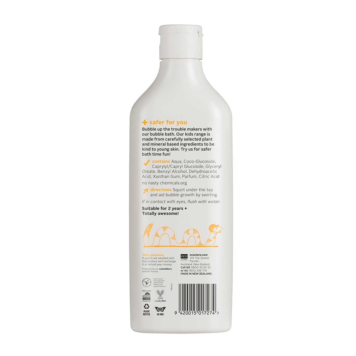 ECOSTORE Kids Bubble Bath Pear Pop image