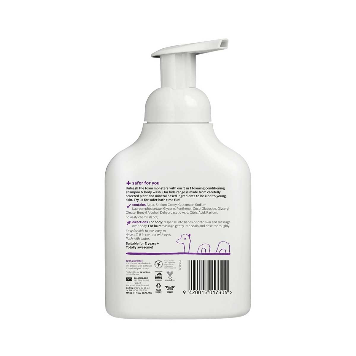 ECOSTORE Kids3in1conditioner, Shampoo & Body Wash image