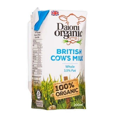 DAIONI Organic Plain Whole Milk