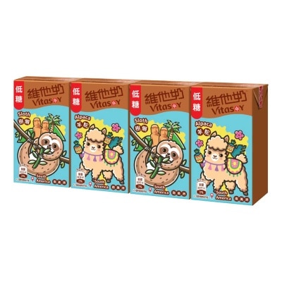 VITASOY Low Sugar Malted Soya Bean Milk 125ml*4 (Random Packaging)
