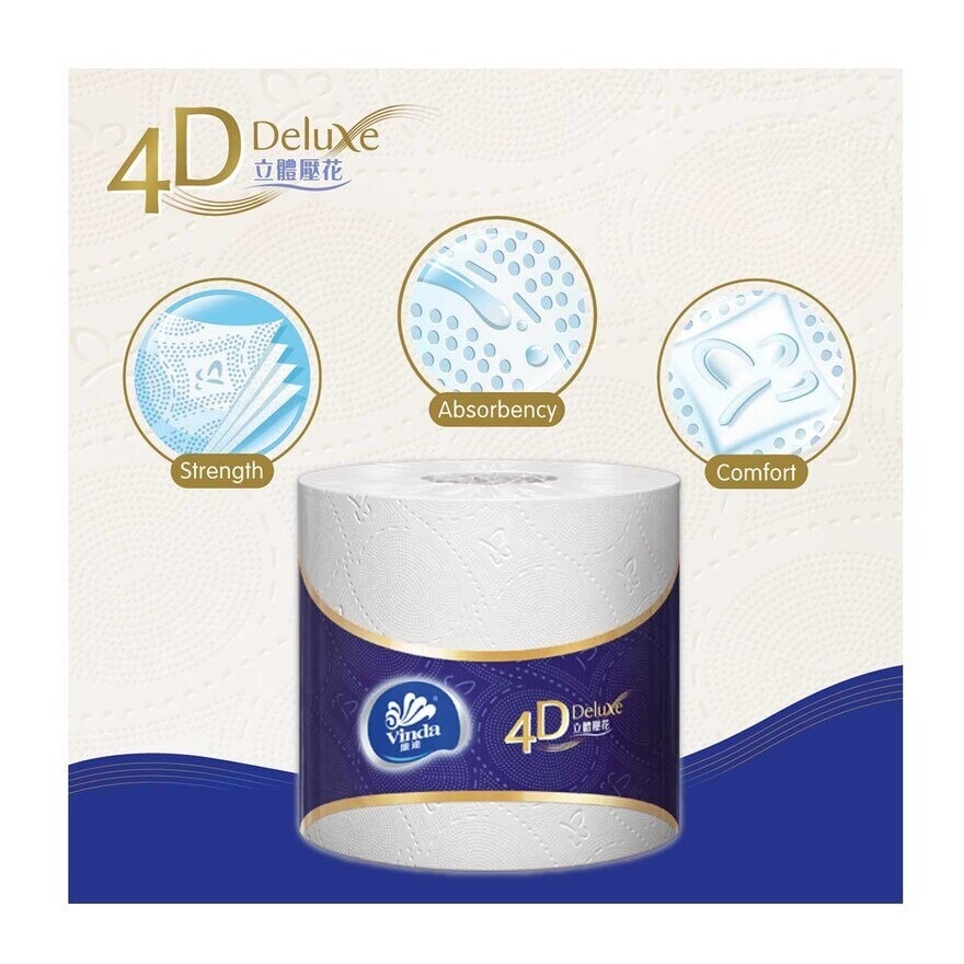 VINDA 4d Deluxe Embossed Tissue