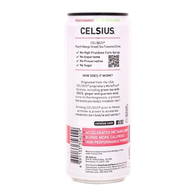 CELSIUS Celsius® Fitness Drink (peach Mango Green Tea) 325ml