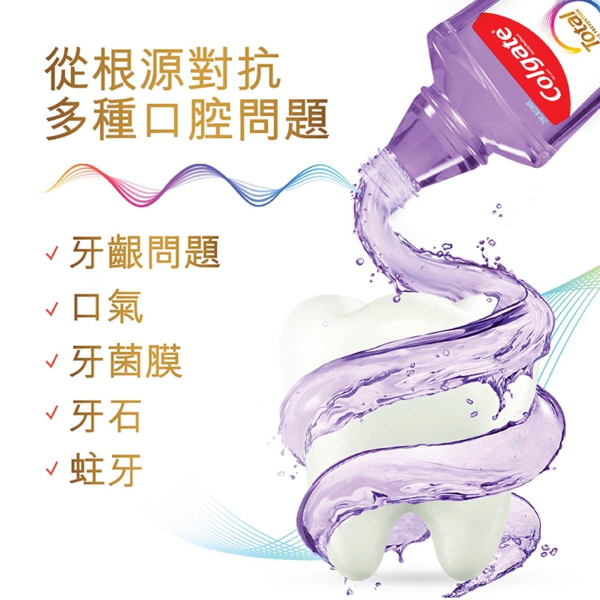 COLGATE Total Pro Gum Health 24 Hours Reduce Bacteria Mouthwash Mouth Rinse