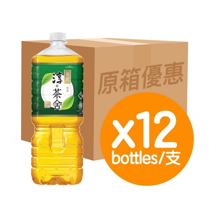 淳。茶舍 原箱銀毫茉莉綠茶飲料（無糖）(包裝隨機)