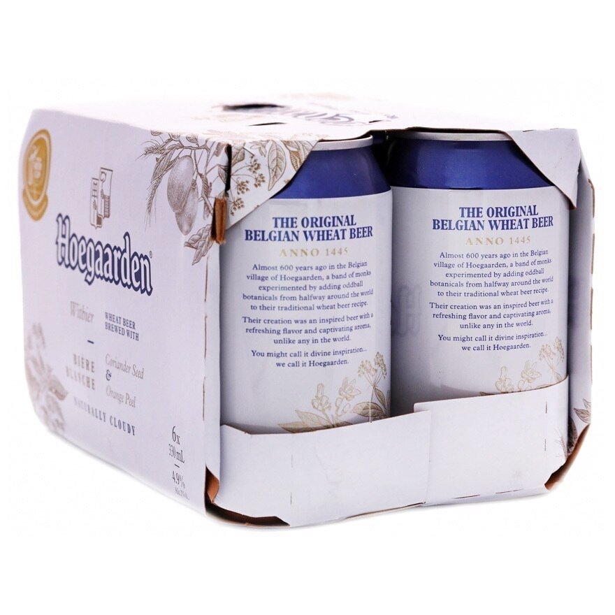HOEGAARDEN White Beer 6's Can