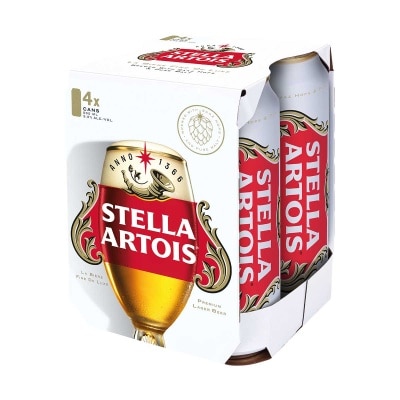 Stella Artois 啤酒4巨罐裝