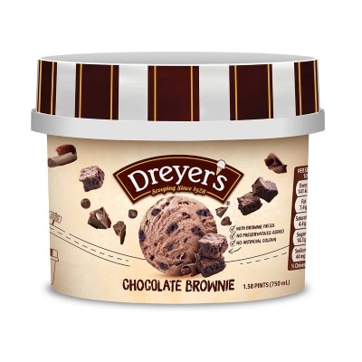 DREYER'S Grand Chocolate Brownie Ice Cream