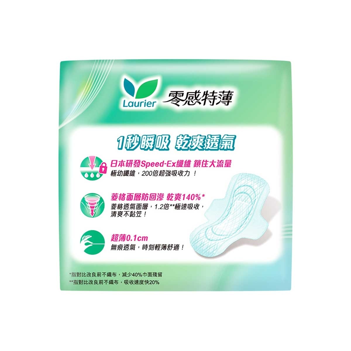 樂而雅 樂而雅零感特薄日用22.5cm 20片裝