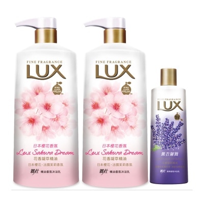 力士 麗仕櫻花1Lx2 + 水嫩柔膚200ml