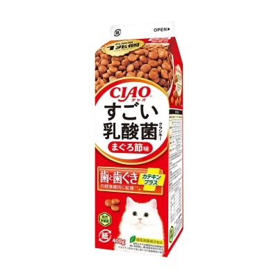 斯澳 ＣＩＡＯ乳酸菌牛奶盒裝潔齒貓糧吞拿魚