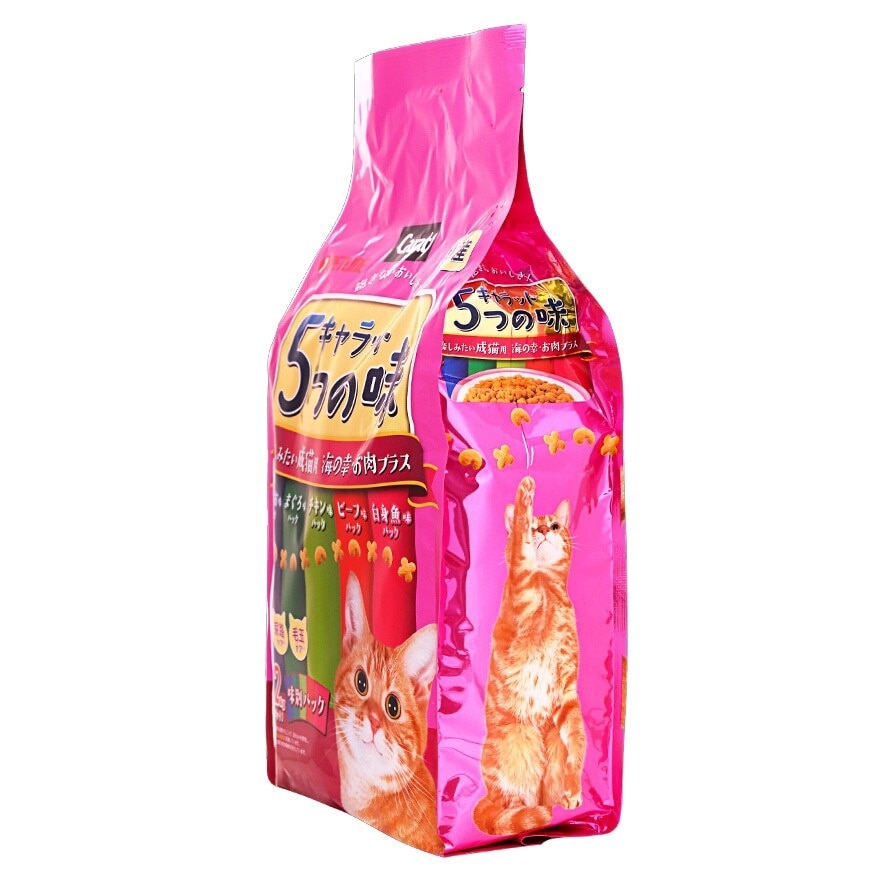 懷石 Ｃａｒａｔｍｉｘ海之幸肉５種味成貓糧