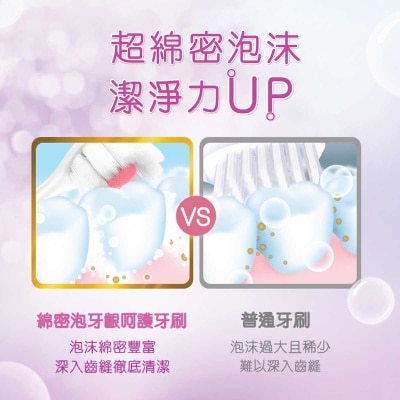 高露潔 綿密泡牙齦呵護牙刷 按摩牙齦減壓 貼合齒面輕柔潔淨 (高密+超軟刷毛) (顏色隨機發送)