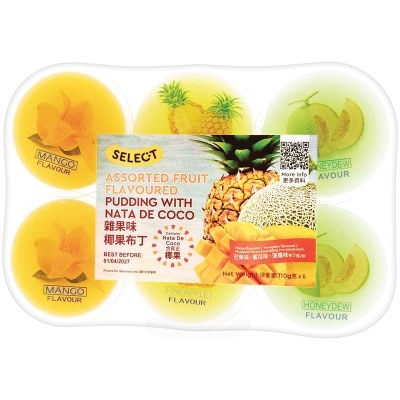 SELECT Assorted Flav Pudding W Nata De Coco