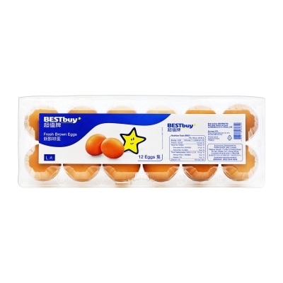 BEST BUY Fresh Brown Eggs L