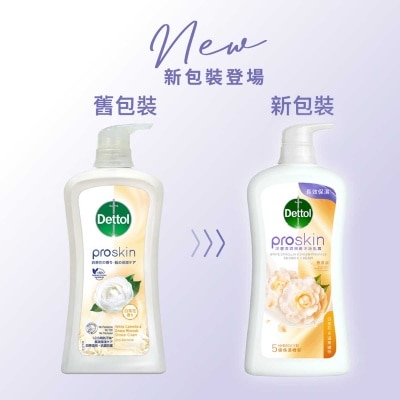 滴露 滴露proskin 親膚沐浴乳霜 白茶花與溫泉礦物清香950克