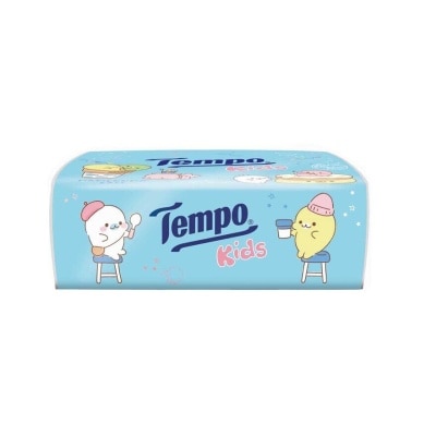 TEMPO Tempo兒童版四層天然無香袋裝面紙4包裝- Tempo x Mamegoma 特別版