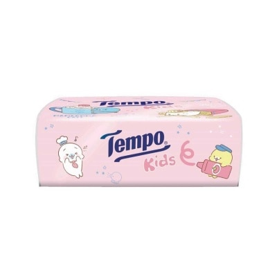 TEMPO Tempo Kids 4ply Neutral Softpack Facial Tissue 4s -tempo X Mamegoma Special Edition