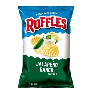 RUFFLES 墨西哥辣椒味及田園沙律醬味波浪薯片 