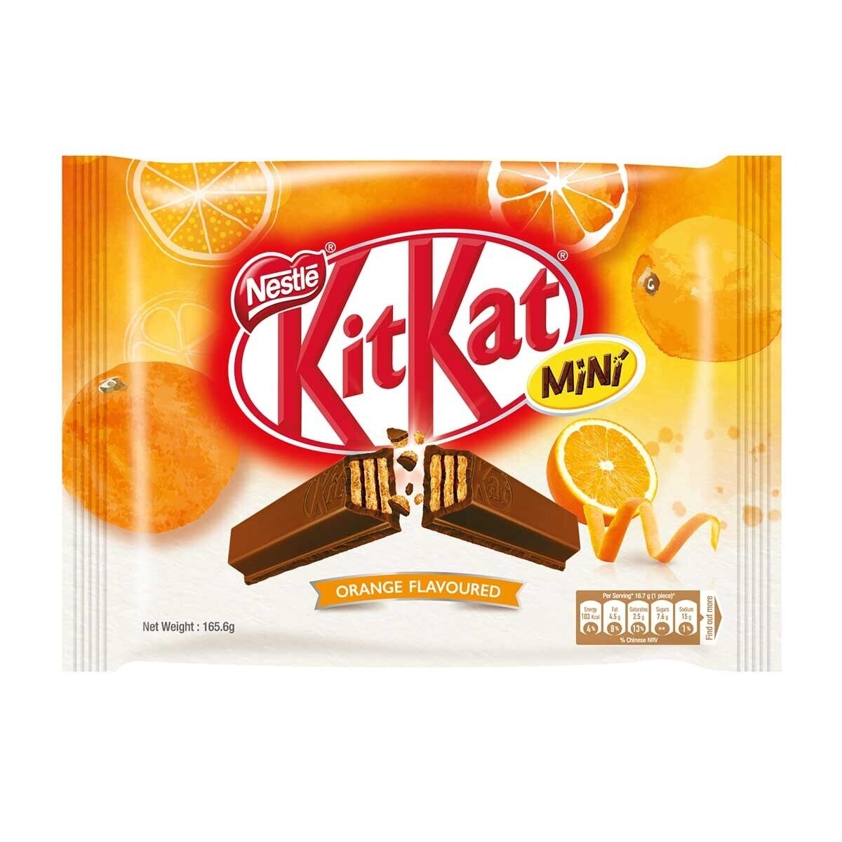 KIT KAT Kit Kat Orange Mini Bag 165g