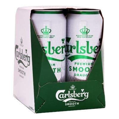 Carlsberg Smooth Draught Beer 4's King Can