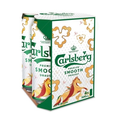 嘉士伯 醇滑啤酒4巨罐裝