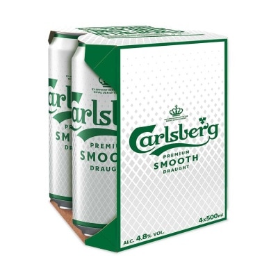 Carlsberg Smooth Draught Beer 4's King Can