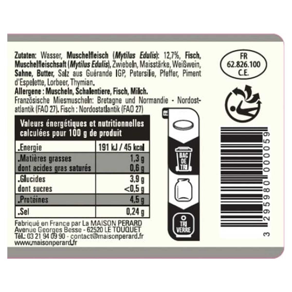 MAISON PERARD 青口濃湯