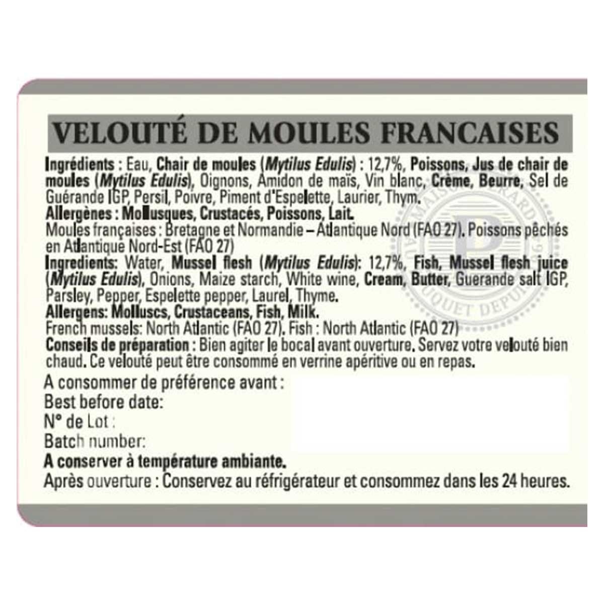 MAISON PERARD 青口濃湯