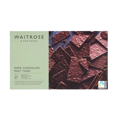 WAITROSE 薄荷黑朱古力