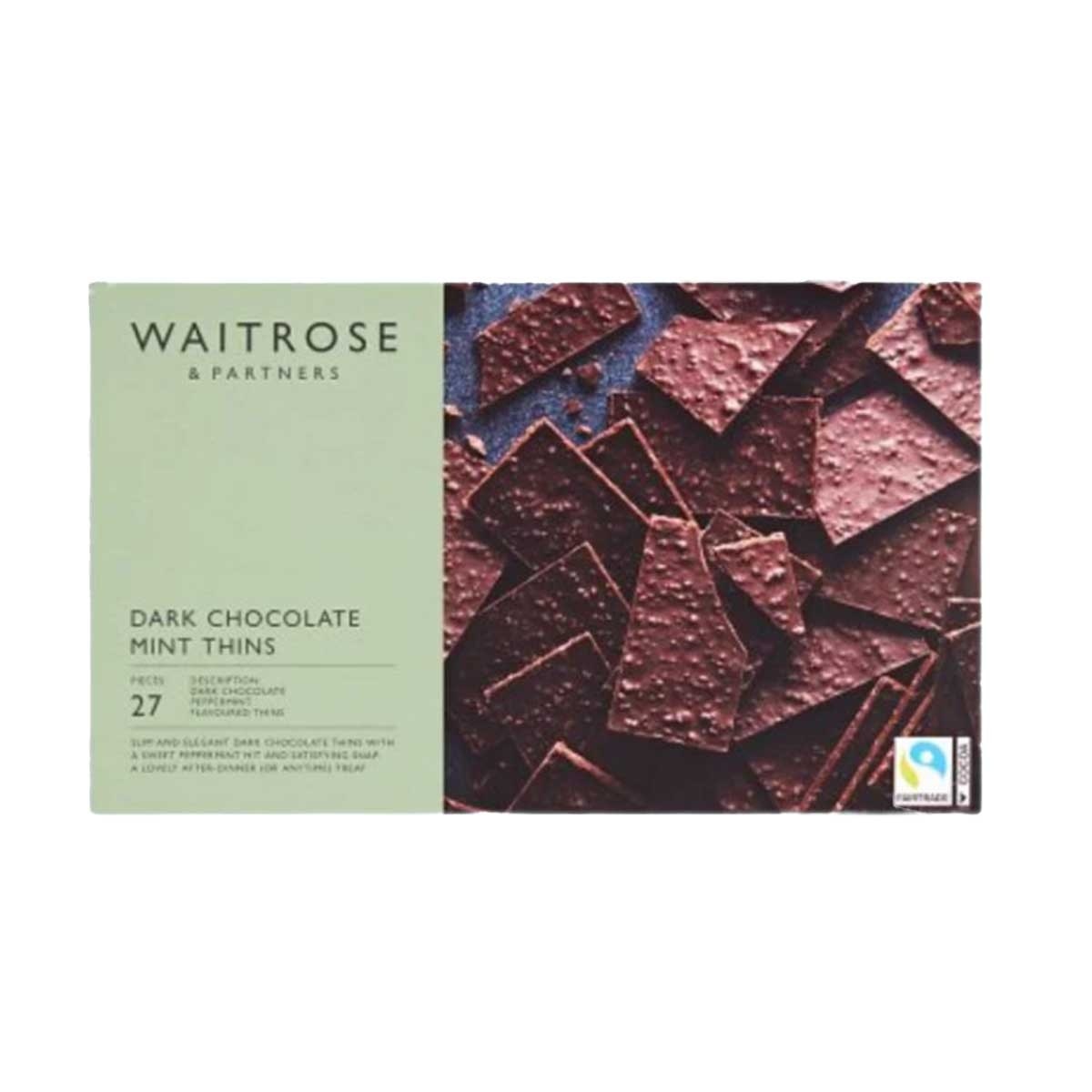 WAITROSE 薄荷黑朱古力