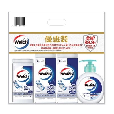 WALCH Disinfectant Wipes Refill He 90s Tp