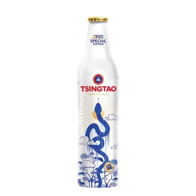 Tsingtao Snake Beer Alum. Btl