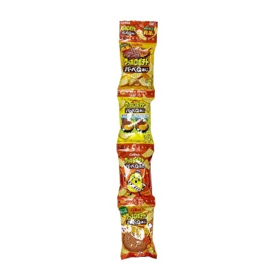 CALBEE Sapporo Potato Bbq Flv Snack Mini 4