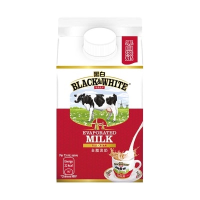 BLACK & WHITE Full Cream Evaporated Milk