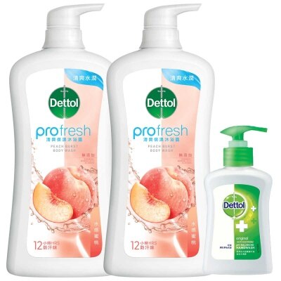 DETTOL Profresh Peach Burst Body Wash Twin Pk image