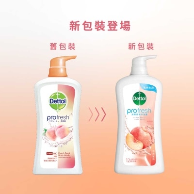 DETTOL Profresh Peach Burst Body Wash Twin Pk