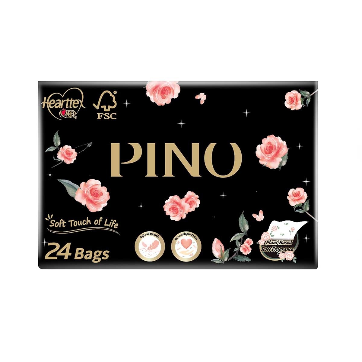 HEARTTEX Pino Mini Hanky 24 Packs