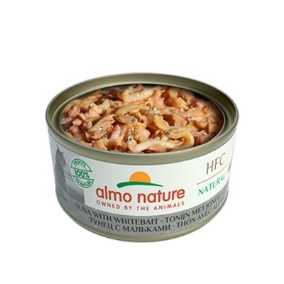 ALMO NATURE Adult Cat Hfc 70g Can Food - Tuna With White Bait