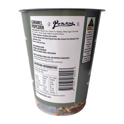 POP ME FATALE Caramel Flv Cup Popcorn