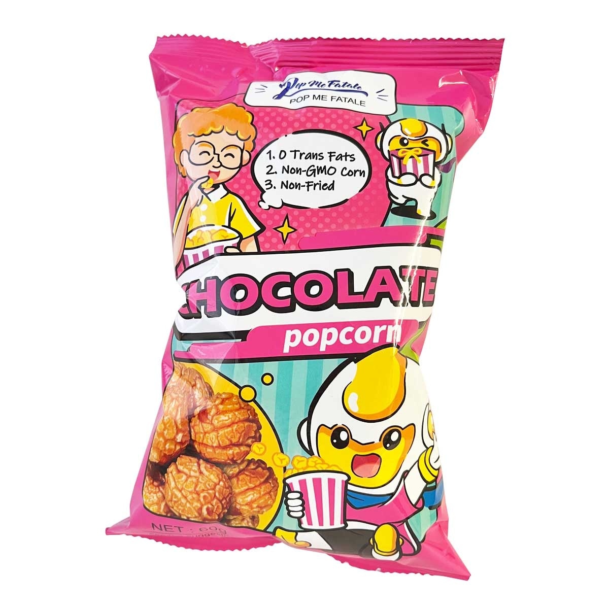 POP ME FATALE Chocolate Flv Bag Popcorn