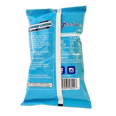 POP ME FATALE Honey Butter Flv Bag Popcorn