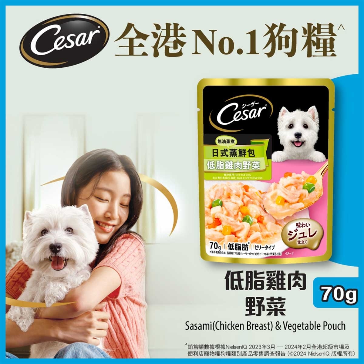 CESAR Jp Pouch Sasamiveg