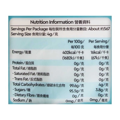 SELECT Granulated Sugar