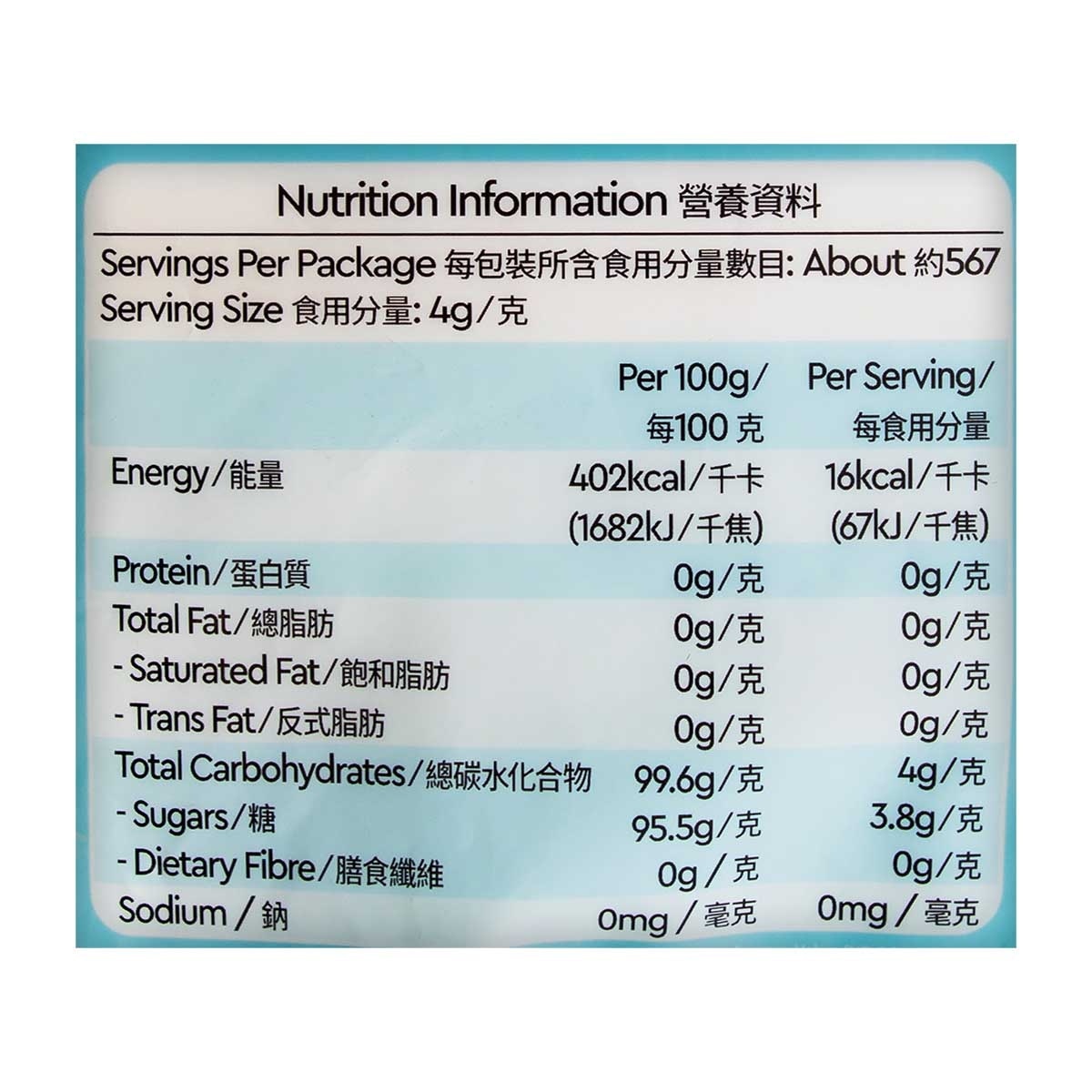 SELECT Granulated Sugar